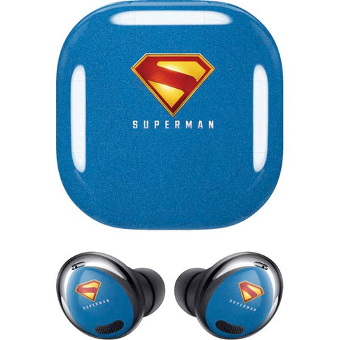 Superman 2025 Classic Superman Shield Emblem Galaxy Buds Pro Skin